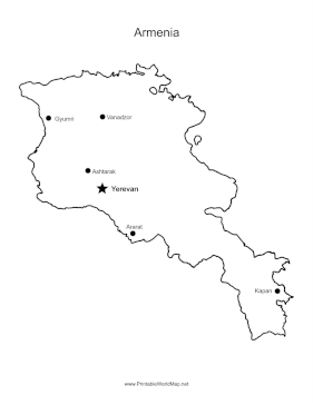 Armenia Major Cities