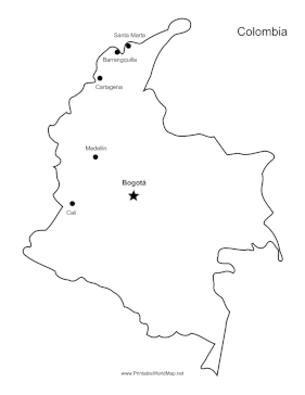 Colombia Major Cities