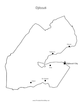 Djibouti Major Cities