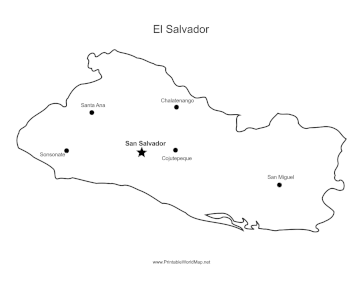 El Salvador Major Cities