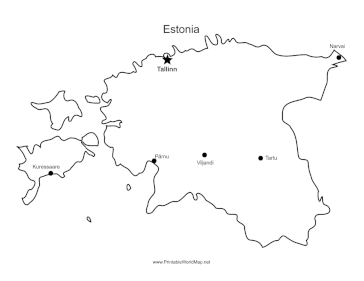 Estonia Major Cities