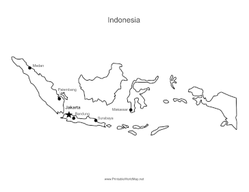 Indonesia Major Cities