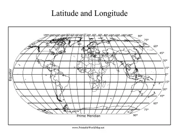 world map blank with latitude and longitude