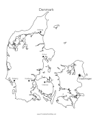 Denmark Major Cities