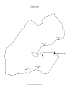 Djibouti Major Cities