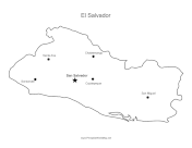 El Salvador Major Cities