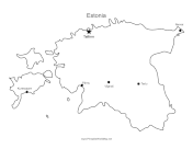 Estonia Major Cities